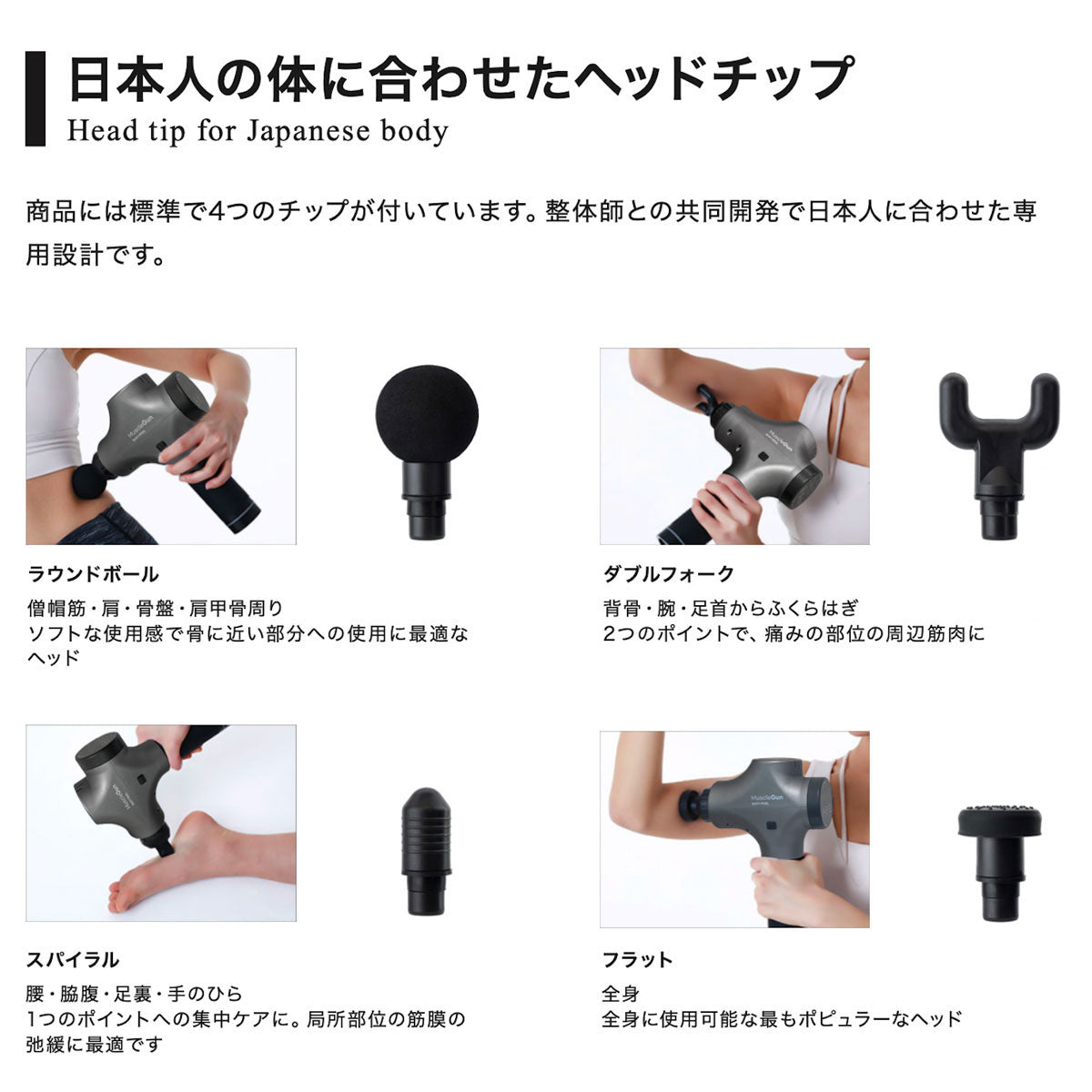 BODYPIXEL ボディピクセル マッスルガン PRO｜持ち帰る「整体師